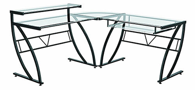 Z-Line Belaire Glass Computer Gaming Desk