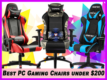 15 Best Gaming Chairs Under 200 Jul 2019 Reviews