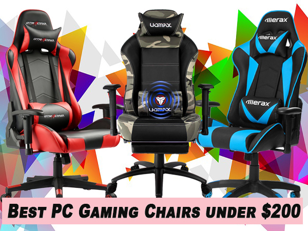 15 Best Gaming Chairs Under 200 Jul 2019 Reviews