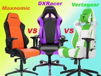 Maxnomic vs DXRacer vs Vertagear